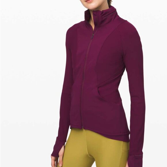 Lululemon far and free jacket hood MARVEL purple 6 NWT - Picture 1 of 4